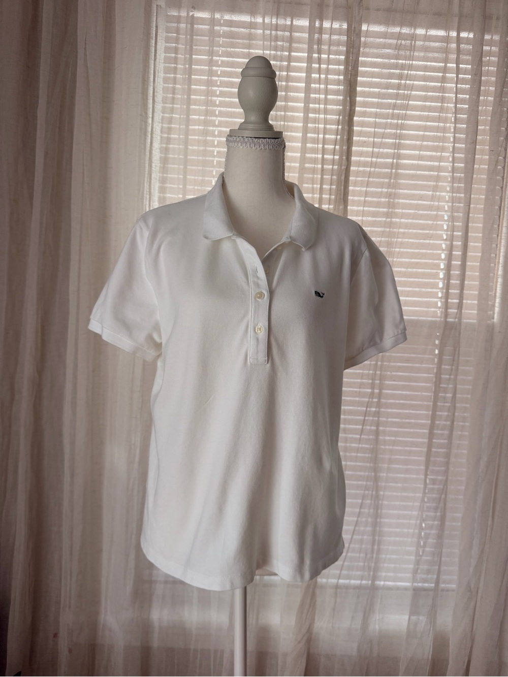 Vineyard Vines White Short Sleeve Polo Tee